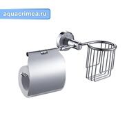 Держатель освежителя воздуха и туалетной бумаги с экраном, крепление с алмазной крошкой